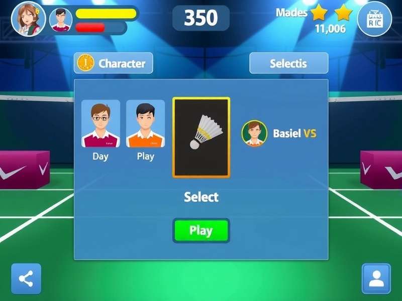 Badminton Blitz Masters Gameplay Screenshot